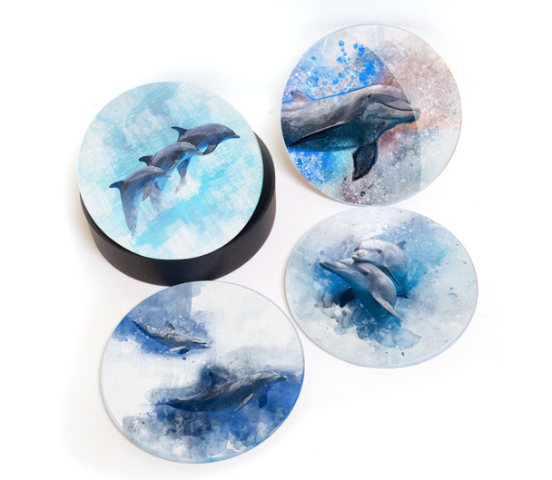 Dolphin Coaster Set 4