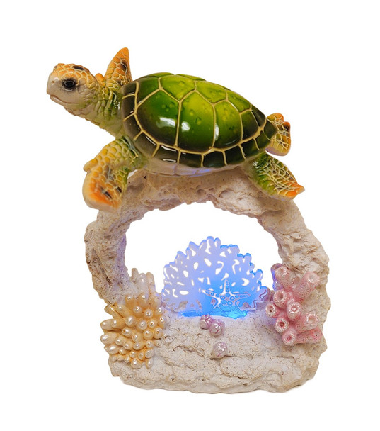 Turtle on Coral with LED light