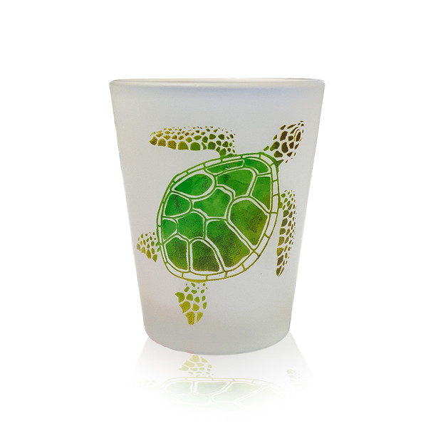 Turtle Shot Glass 2 1/2" x 1 1/2"