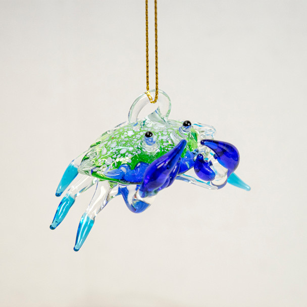 Mini Crab Ornament 3"