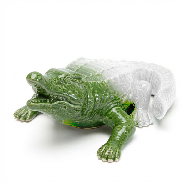 Ceramic Gator  9"