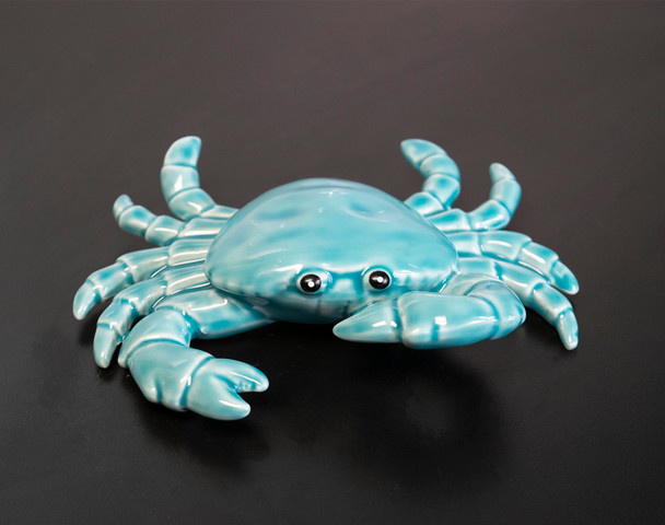 Crab Ceramic Decor 6"