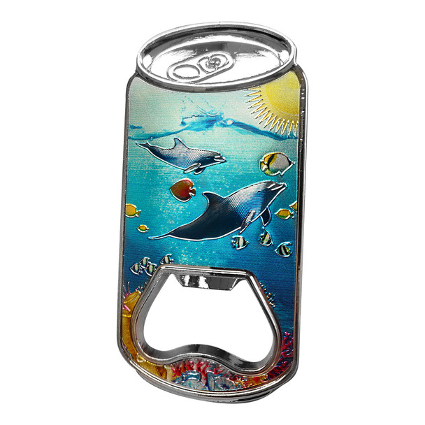 Dolphin Foil  Bottle Opener Can