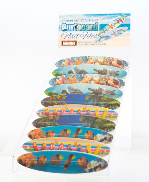 Custom Surfboard Nail Files