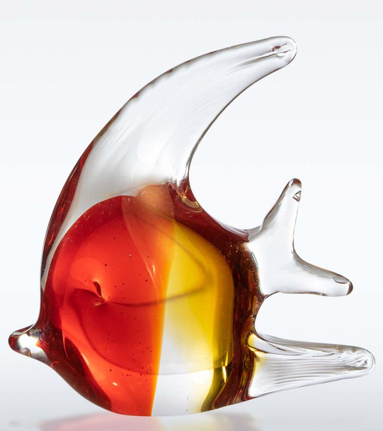 Glass Tropical Fish Red 5"