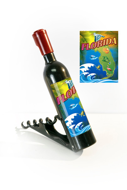 Wine Bottle Opener Florida 4.5"