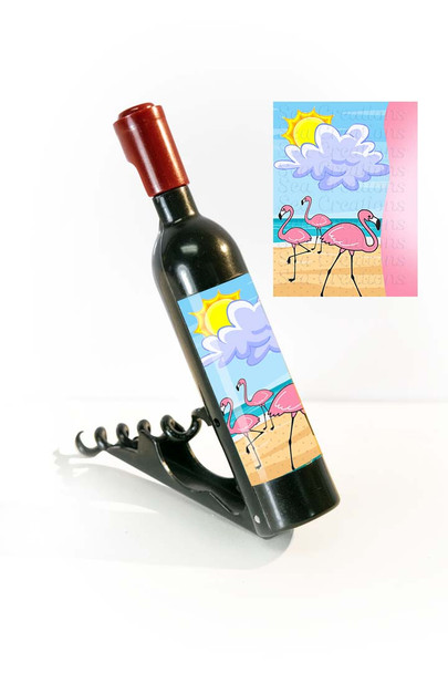 Wine Bottle Opener Flamingo4.5"