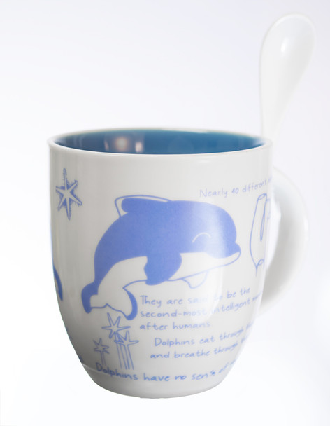 Fun Facts & Saying Dolphin Mug