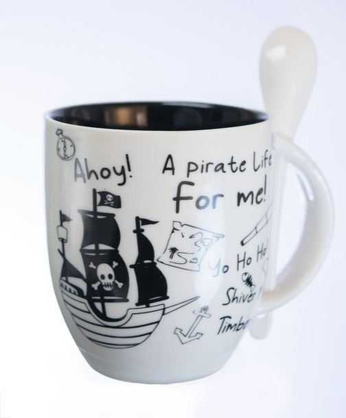 Fun Facts & Saying Pirate Mug