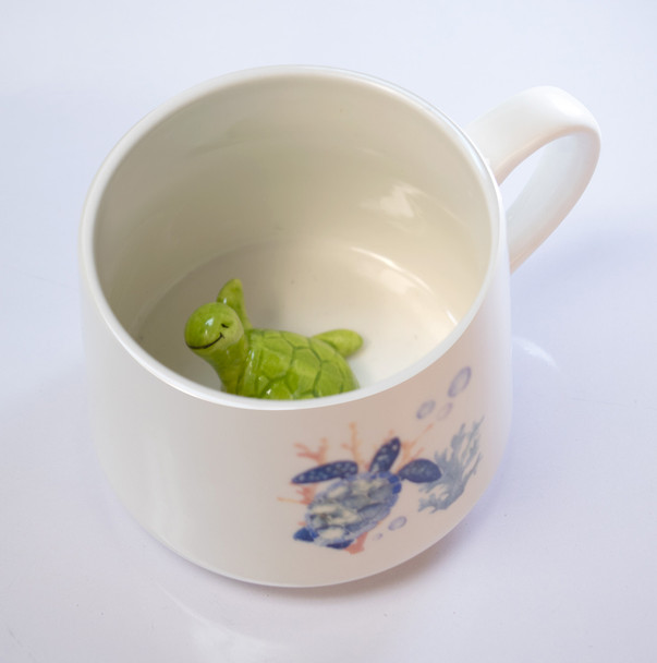Secret Figure Turtle Mug