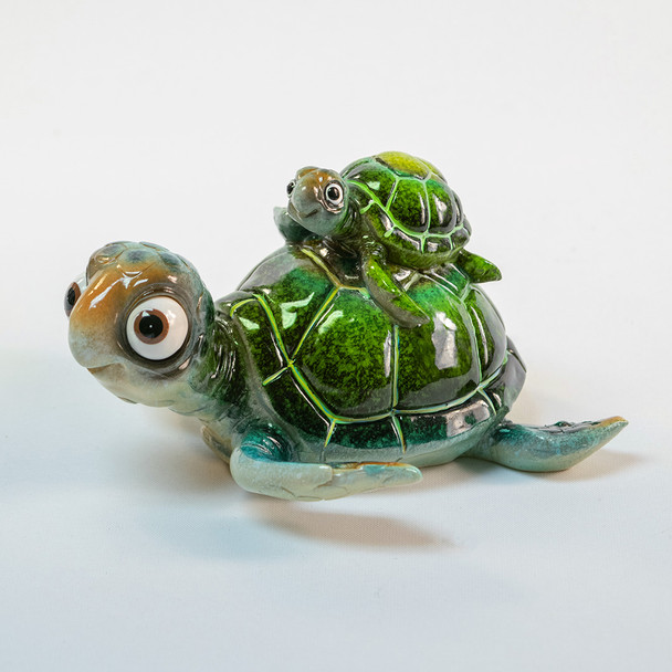 Green Turtle with Baby H5321