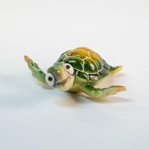 Green Turtle Figurine 5" H5319