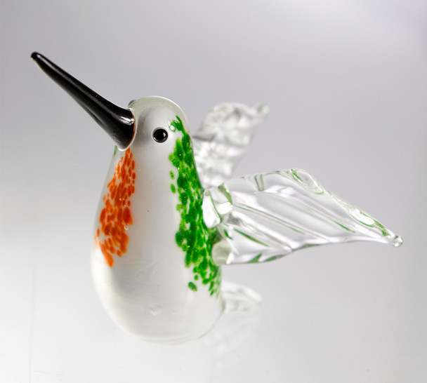 Glass Mini Hummingbird 3"