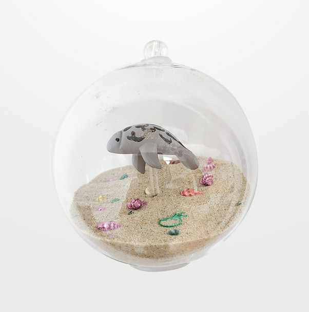 Bubble Ornament Manatees