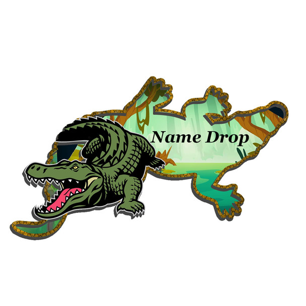 Alligator Diecut Mag
