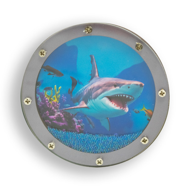 Shark  Port Hole MDF Magnet