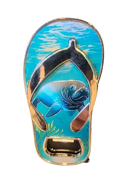 Flip Flop Bottle Opener Manatee