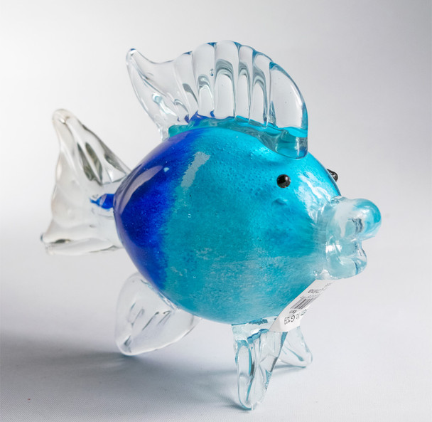 Glass Blue Fish