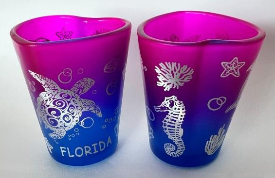 Florida Turtle Shotglass Florida Name Drop