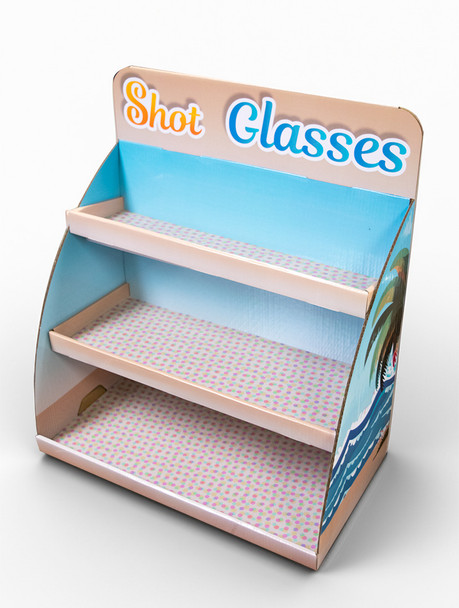 Carboard Display for Shot Glass