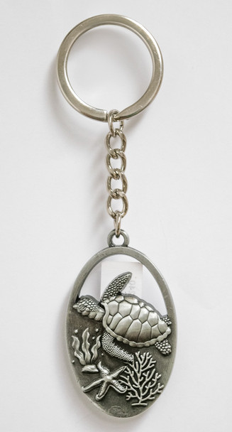 F5253 Metal Keychain Turtle