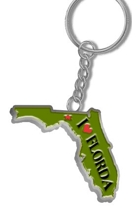 F5258 Florida Keychain