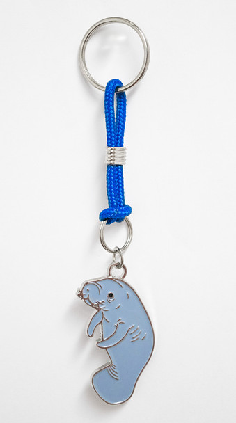 F5274 Metal Manatee Keychain