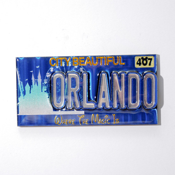 FD5249 Foil magnet Orlando Plate