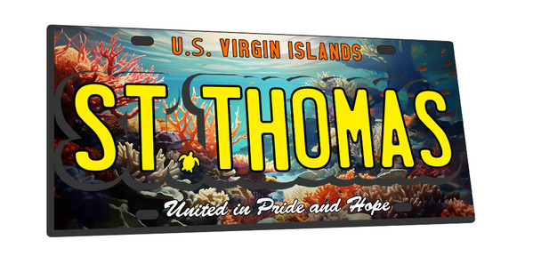 FD5254 Foil magnet St. Thomas Plate