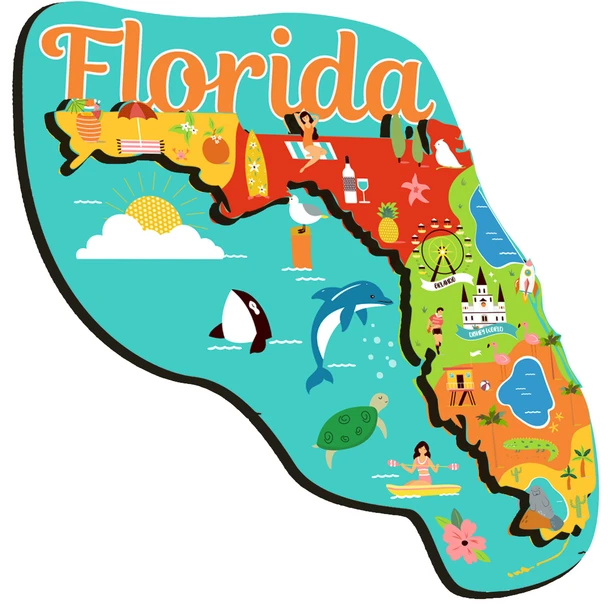 FD5257 Foil Magnet Orlando