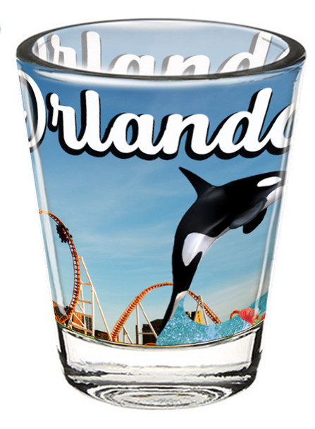 M1049 Foil Shot Glass Orlando Design