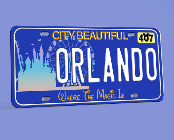 T002 License Plate Orlando