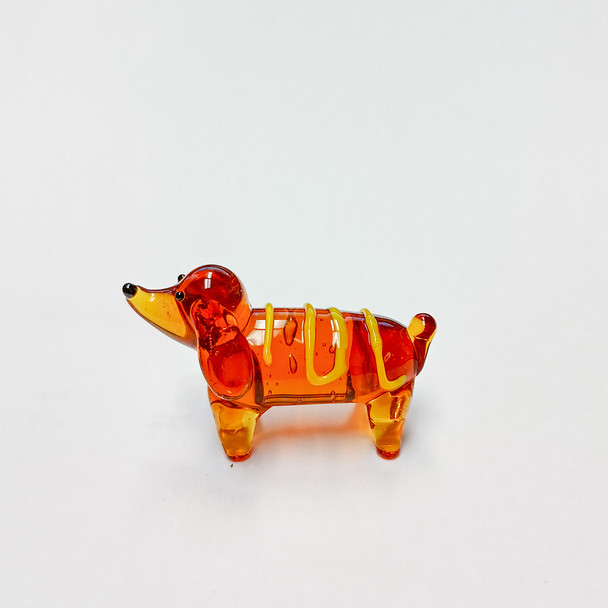 G090 Glass Hot dog