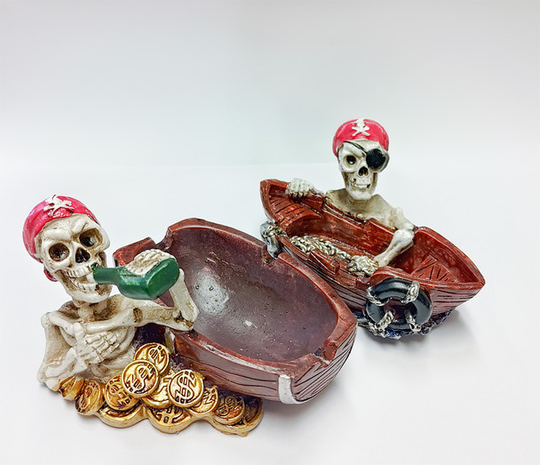H5387 Assorted Pirate Ashtray
