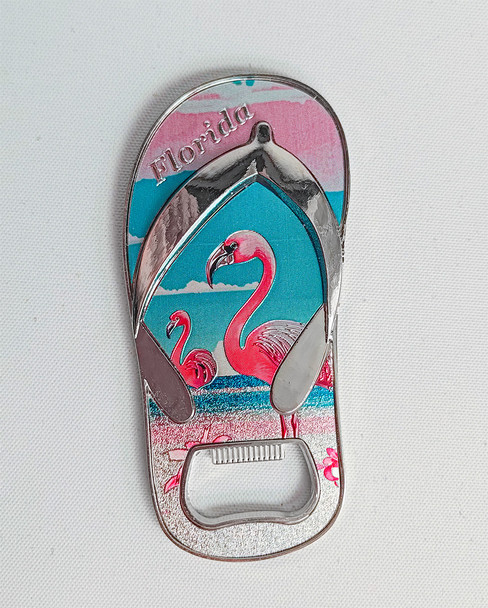 5018 Foil Flamingo Magnet Florida
