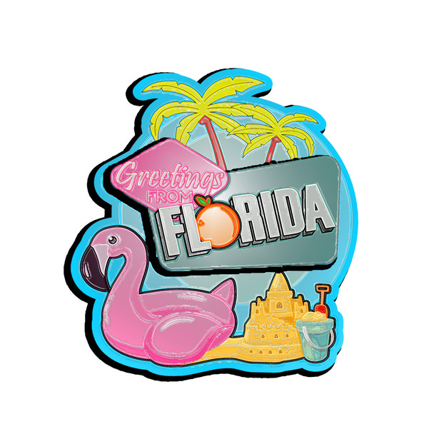 5027 Flamingo Foil Florida