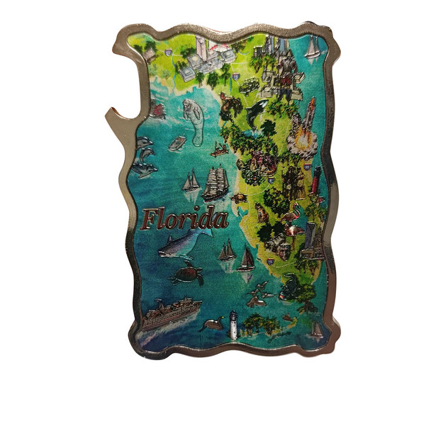 Florida Metal Magnet