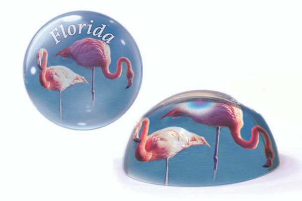 09 Florida Paperweight Flamingo