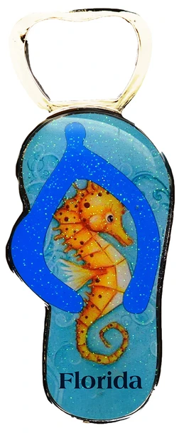 11 Florida Flip Flop Magnet Bottle Opener