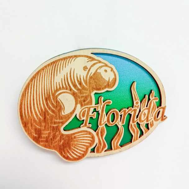 5273 Wood Magnet Manatee FL