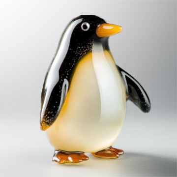 374 Glass Penguin 5"