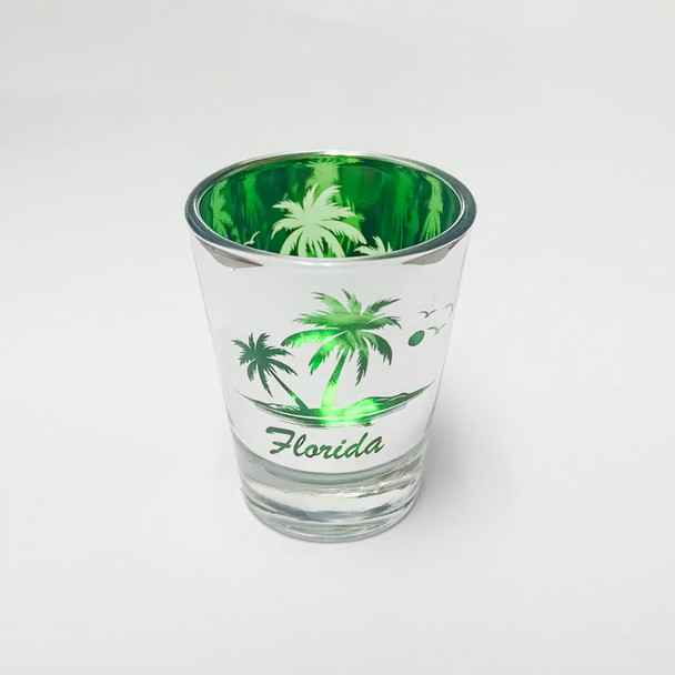 079 Silver Foil Shot Glass FL