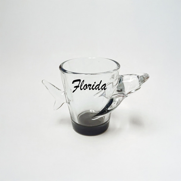 086 Shot Glass Shark FL