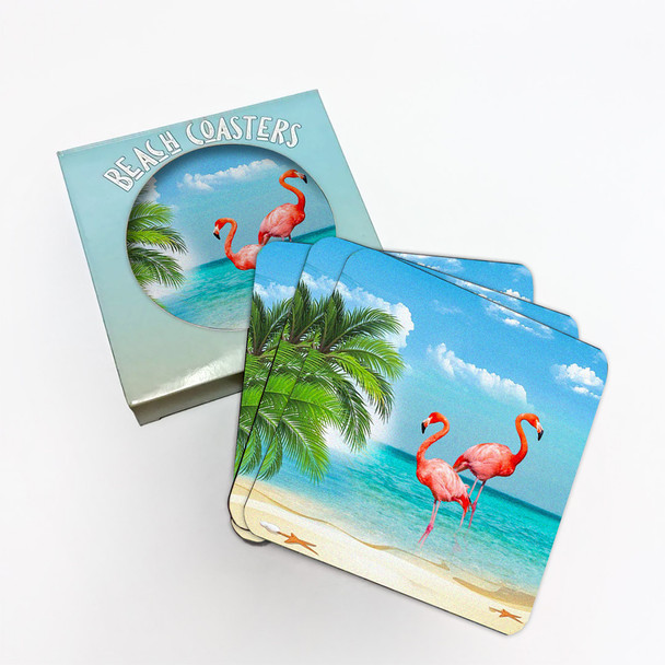 116 Coasters Flamingo