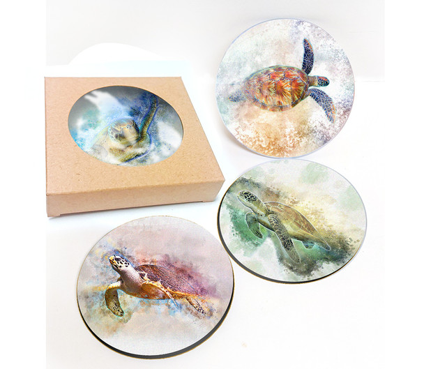 1013 Turtle Coaster Set 4