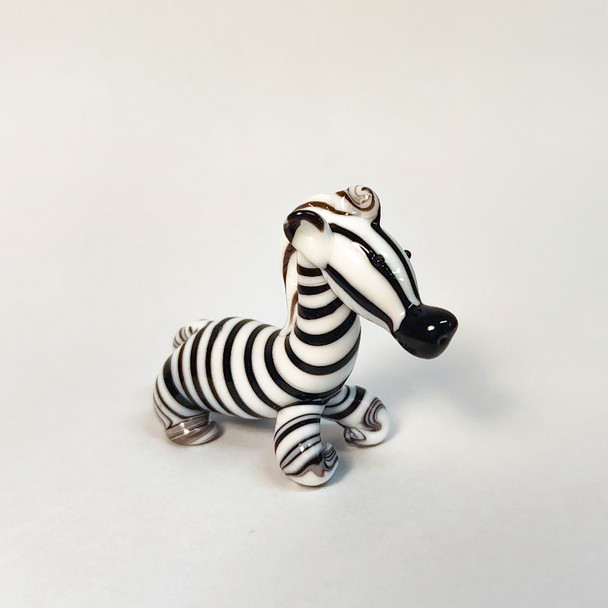 007 Glass Mini Zebra