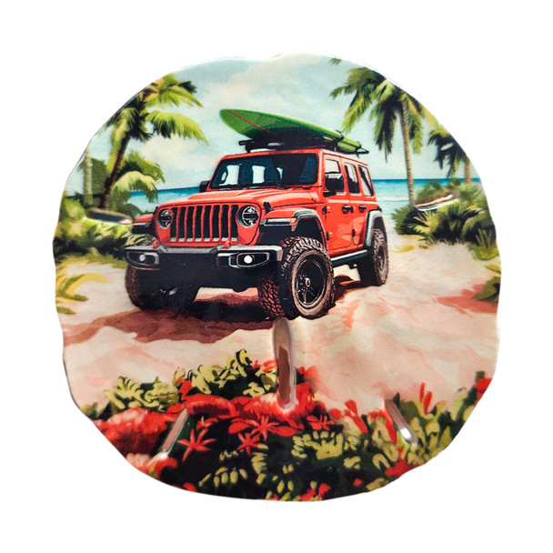 62 Sand Dollar Magnet Jeep