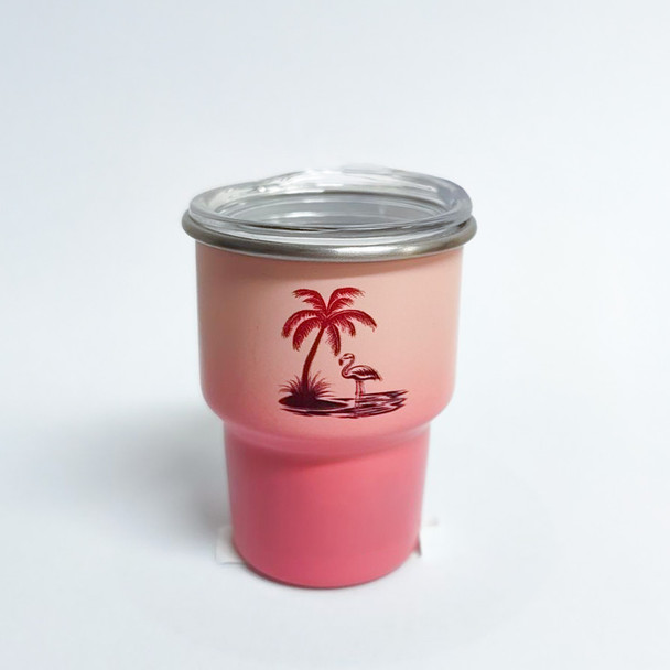 20 Metal Shot Glass Flamingo