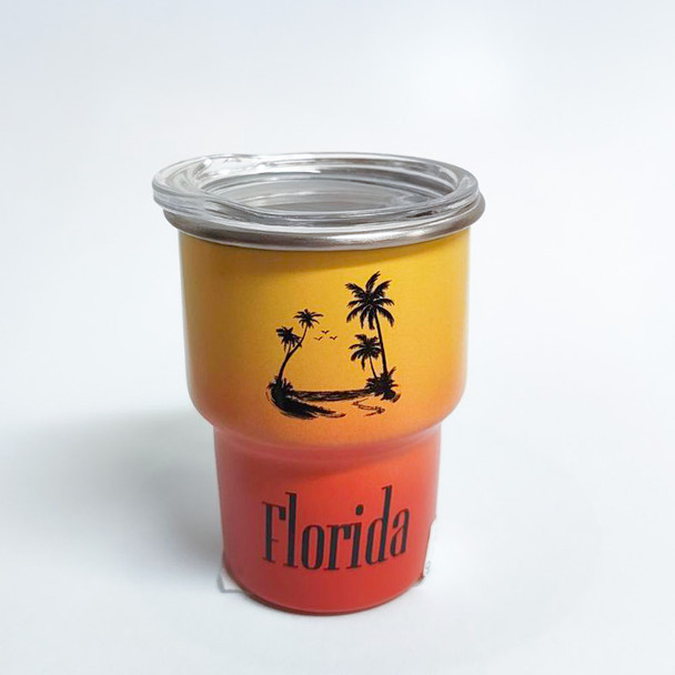 21 Metal Shot Glass Sunset FL