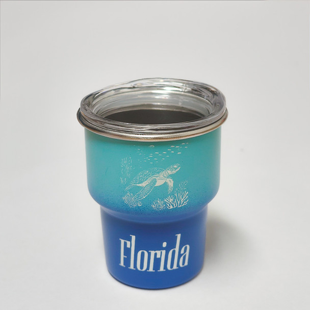23 Metal Shot Glass Turtle FL